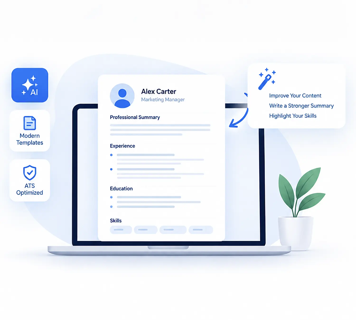 AI CV Maker – Create an ATS-Friendly CV Online